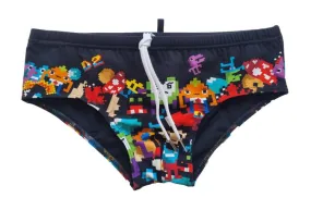 Dsquared2 bañador hombre D7B455300.001 swim negro talla 48