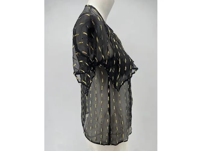 ZADIG & VOLTAIRE Tops Camiseta.Viscosa XS Internacional Negro 